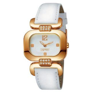 Esprit Damen Armbanduhr Charming Dear Gold Weiß ES101992007 