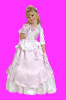 Sissy Kinder Kostüm Kleid Mädchen rosa Gr 116 128 NEU