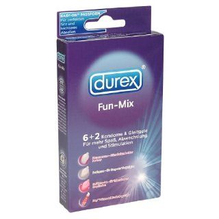 Durex Kondome Fun Mix 6er Pack Drogerie & Körperpflege