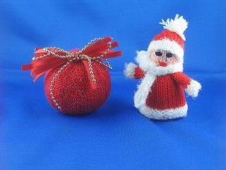 Kundenbildergalerie für Julekuler Gestrickte Weihnachtskugeln