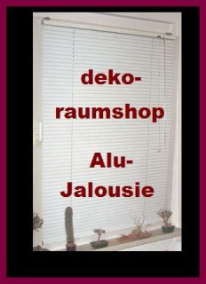 Alu Jalousie Jalousette Plissee Rollo 115 x 220 weiß
