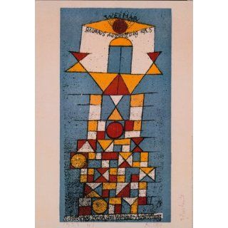 Alu Dibondbild Bauhaus von Paul Klee, 69 x 100cm, Kunst, Kuenstler