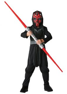 Star Wars Darth Maul Kinder Karneval Kostüm 116, 128, 140