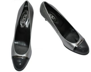 TODS TODS Pumps Schuhe shoes 39 Silber Alissa