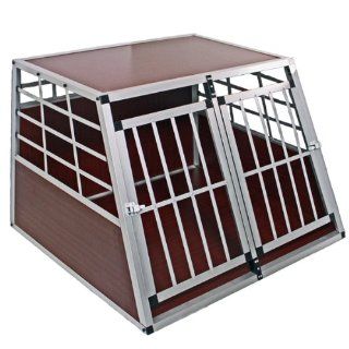 Double Hundetransportbox (B/T/H 104/91/69,5 cm) Haustier