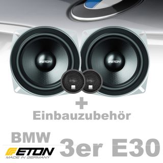 ETON 130 mm Auto Kompo Lautsprecher / Front Heck Boxen für BMW 3er