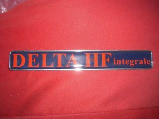 Emblem Badge Heckklappe Trunk Lancia Delta Integrale 8V 133 kw