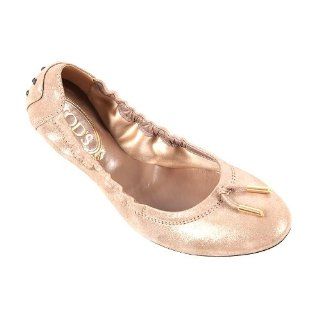 Tods Damen Leather Ballet Flats Ballerinas beige Cod