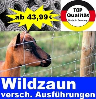 Wildzaun Forstzaun 80 / 100 / 120 / 130 / 150 / 160 / 180 cm