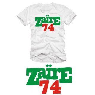 ZAIRE 74 Muhammad Ali T SHIRT rumble in the jungle weiss 