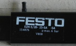 Festo Flachzylinder EZH 5/20 25 SA 154876 Zylinder Pneumatik Luftdruck