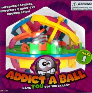 Ball Kugellabyrinth groß   19 cm mit 138 Etappen   AddictABall