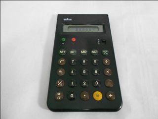 Calculator 4835 Dieter Rams Dietrich Lubs 1981 Serienno. 138 Rechner