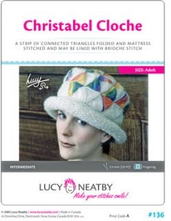 LUCY NEATBY CHRISTABEL CLOCHE KNITTING PATTERN 136