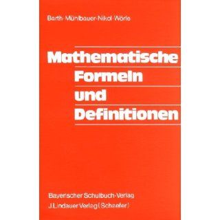Mathematische Formeln und Definitionen Bücher