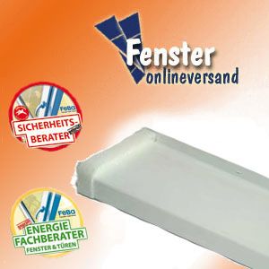 Fensterbank Aluminium Tiefe 340 mm weiß Außen Fensterbrett