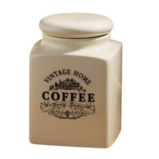 Premier Housewares Vintage Home Quadratische Kaffeedose, groß 