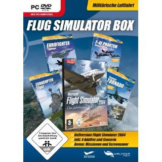 Flug Simulator Box Militärische Luftfahrt inkl. Microsoft Flight
