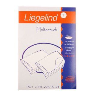 Liegelind 15030012001   Moltontuch 2er Pack, Größe 80x80cm Farbe