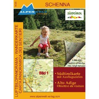 Alpenwelt Karte, Schenna   Südtirol Alpenwelt Verlag