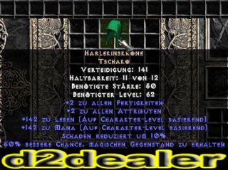 Diablo 2 NON LADDER SC Shako Harle Tschako 141 Def