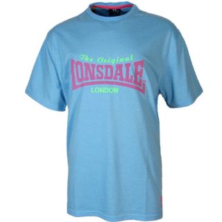 Lonsdale Herren Classic T Shirt hellblau Gr. L hellblau Tee neu