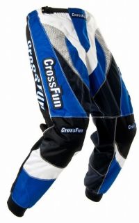 Kinder Motocross Motorrad Hose blau Gr. 140/146