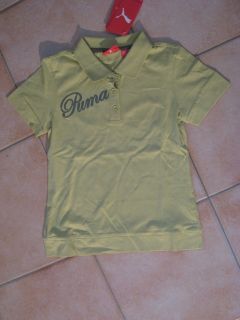 NTH PUMA Polo T Shirt grün Gr 152 NEU 805148001