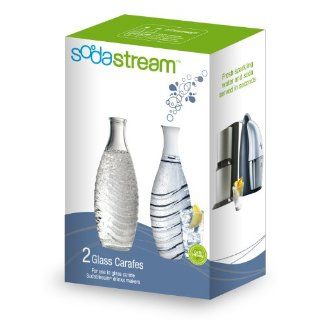SodaStream 1047200490 Duopack Glaskaraffe 2 x 0.6 L passend für