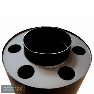 Rauchgaskühler Warmlufttauscher Ofenrohr 150mm 10kW BIG Senotherm