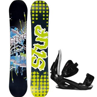 Stuf Element Snowboard 2012 152 cm + Stuf Style Bindung blk.2012 Gr. M