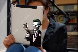 The Joker Batman Decal Gadget Tablet Sticker Skin for Mac Apple iPad 1