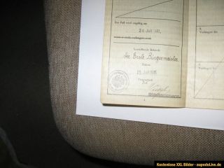 Ausweis Reisepaß Deutsches Reich Annaberg I.Erzg. v.1935 bis 1939