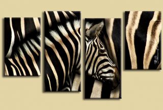XXL Zebra Bild auf Leinwand. Leinwandbild. Tiere. Bilder