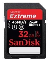 SanDisk Extreme SDHC 32GB Class 10 Speicherkarte Computer