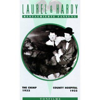 Laurel & Hardy   The Chimp / County Hospital [VHS] Stan Laurel