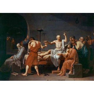 Leinwandbild auf Keilrahmen Jacques Louis David, Der Tod des