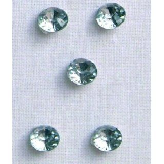 50 Straß Steine, Deko Diamanten, SPITZ 3 D Form, 8 mm 