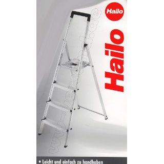 HAILO ALU Leiter L15 8914 101 4 Stufen Baumarkt