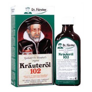 Dr. Förster Original Kräuteröl 102   100 ml Drogerie