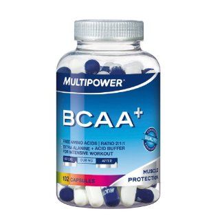 MULTIPOWER Supplements BCAA, 102 Kapseln, 1er Pack (1 x 122 g) 