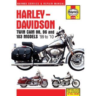 Harley Davidson Twin CAM 88, 96 and 103 Models 99 to 10 (Haynes