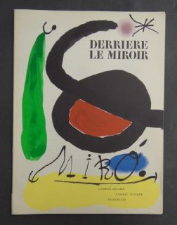 Derriere le Miroir Nr 164 165 Joan Miro 2 Original Lithographie Maeght