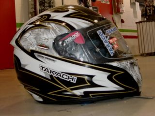 Motorradhelm Karthelm Takachi TK170N XL 61 62 PINLOCK Vorbereitung