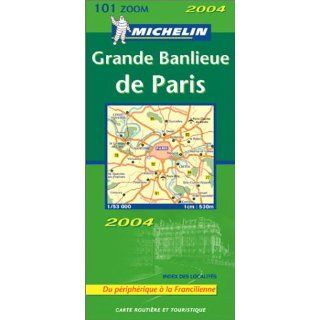 Michelin Karten, Bl.101  Banlieue de Paris, französische Ausgabe
