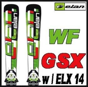 11 12 Elan GSX Waveflex Fusion Skis 176cm w/ELX 14.0 NEW