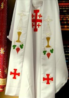 Stola Chasuble Klerus Priester Kirche Gewänder Apparel Kasel von
