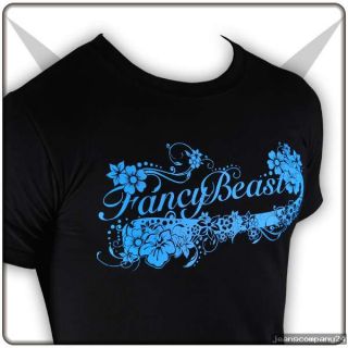 FancyBeast Limitiertes Herren & Damen Surf T Shirt,Schwarz Streetwear
