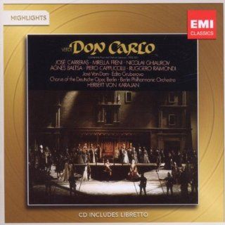 Don Carlo Highlights von Karajan, Carreras, Freni, Baltsa, et al. von