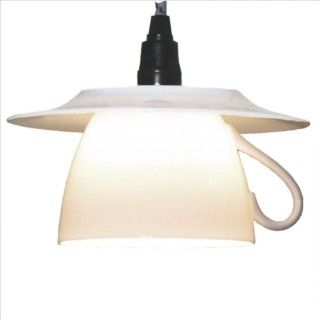 Cappuccino Bone China Porzellan Tassenlampe Hängeleuchte E14 60W